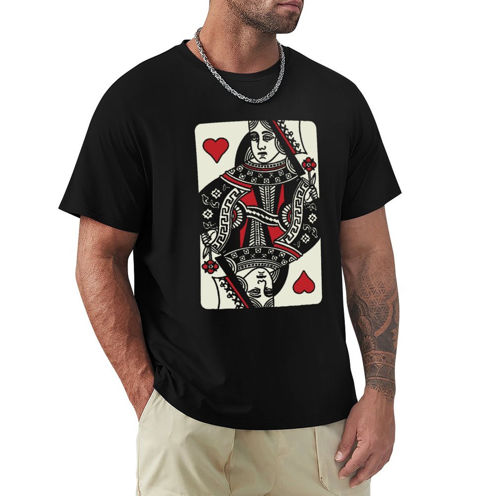 Queen Street Fashion - Camiseta Queen of Hearts, camiseta casual