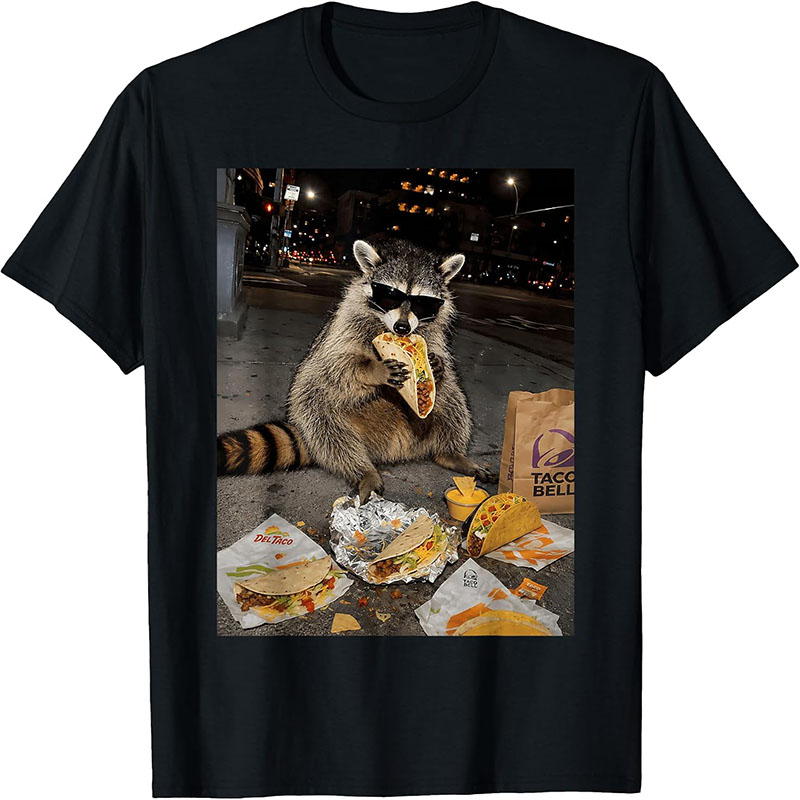 Fashion Street Night - Camiseta com estampa engraçada de um