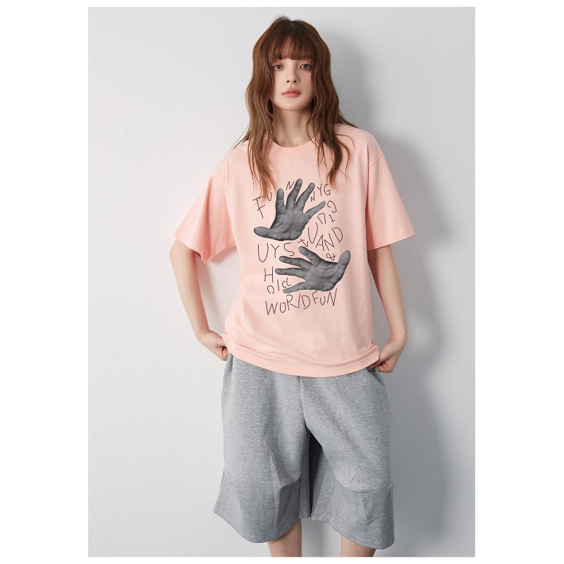 Street Fashion For Short Guys - Camiseta Feminina FUNNY GUY Estilo Retrô