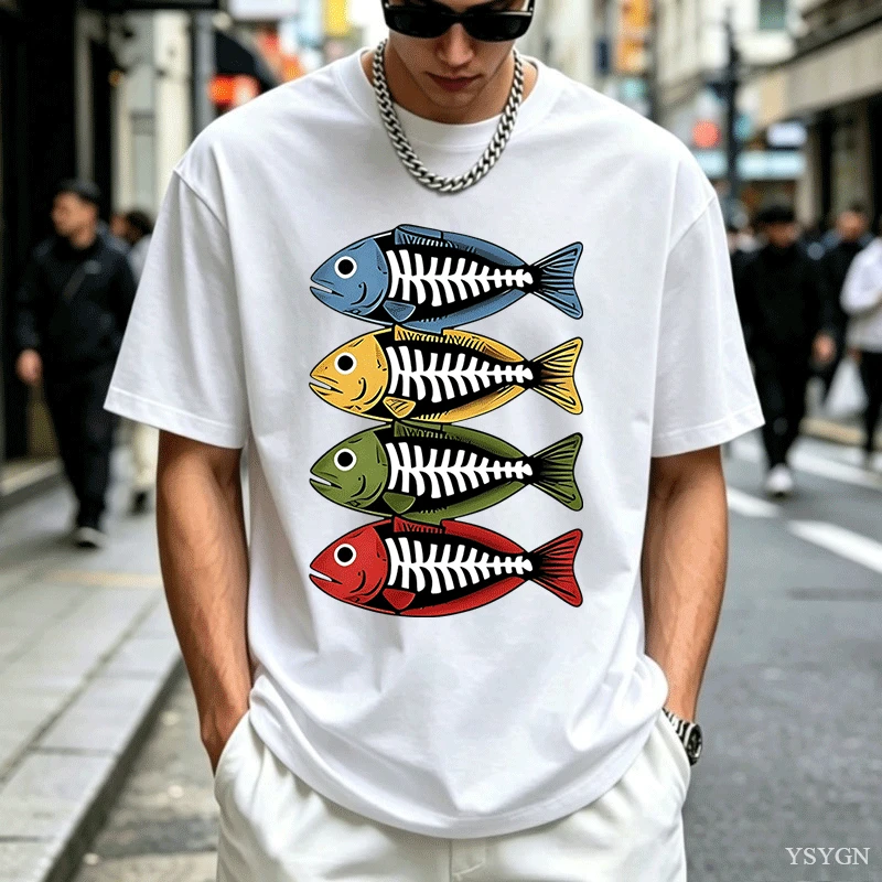 Street Fashion For Short Guys - Camiseta masculina de algodão, estilo retrô,