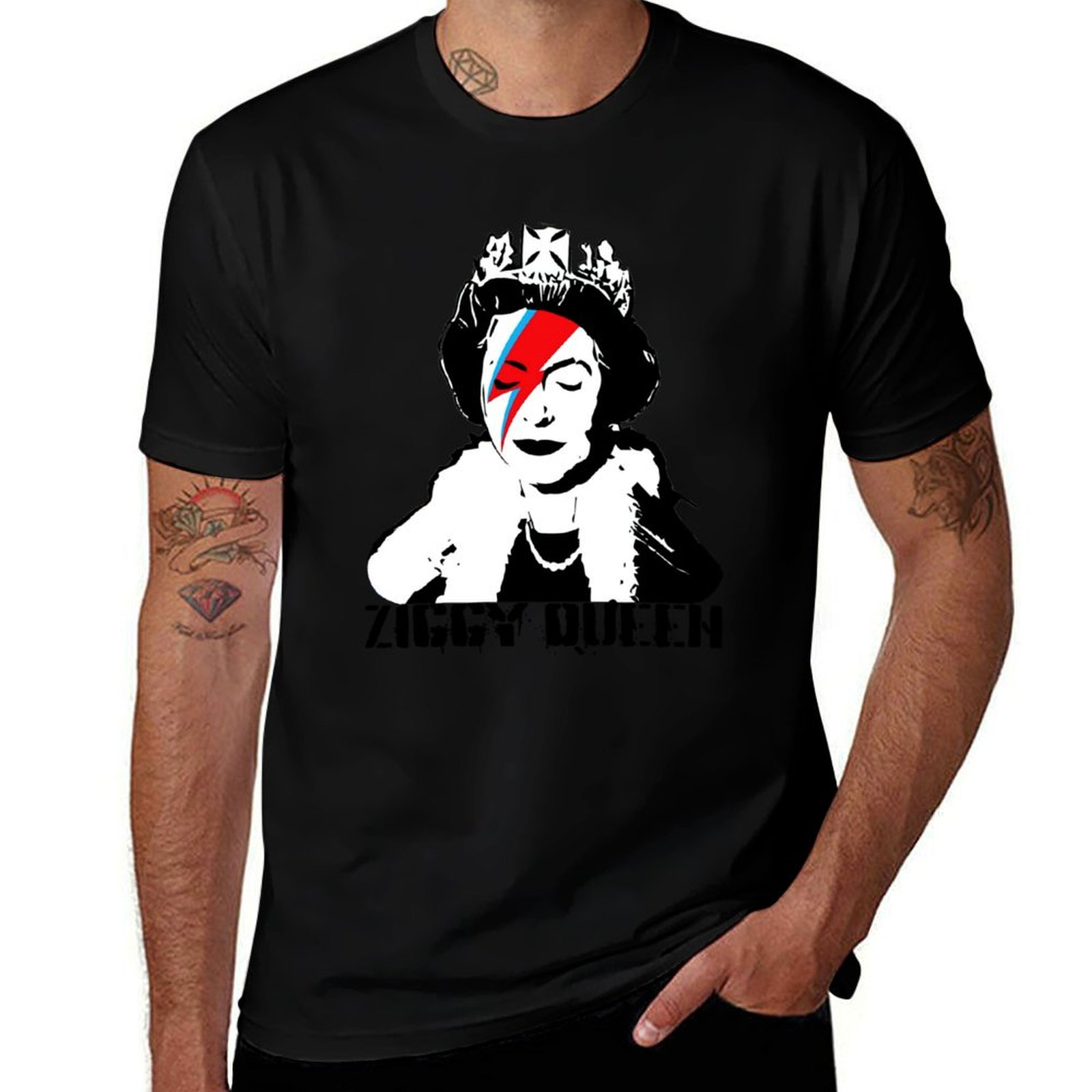 Camiseta Queen Elisabeth Ziggy - Queen Street Fashion avaliação e preço