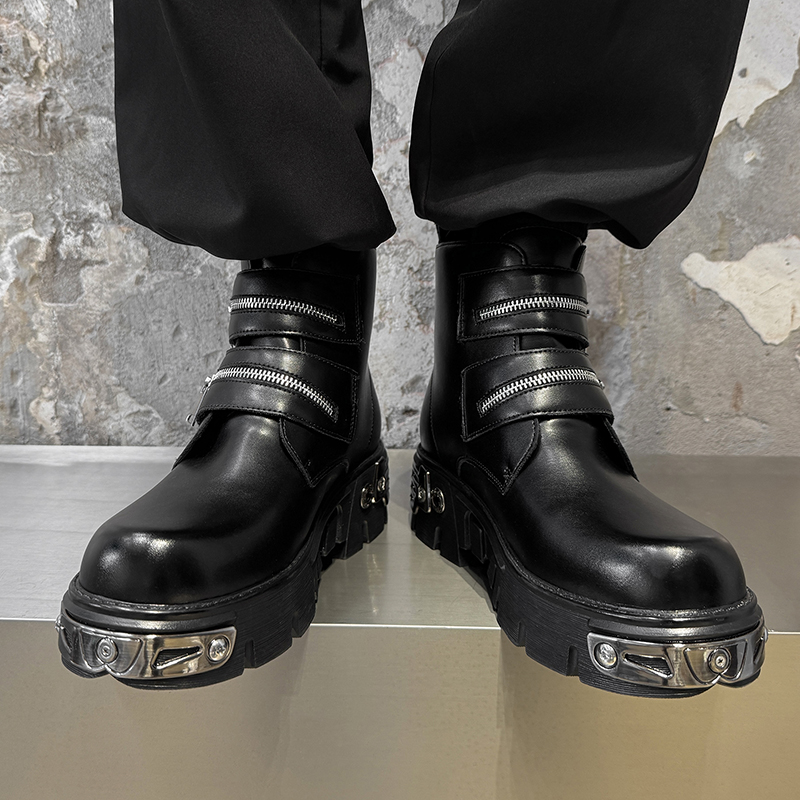 Botas masculinas de motociclis - Street Fashion Canada avaliação e preço
