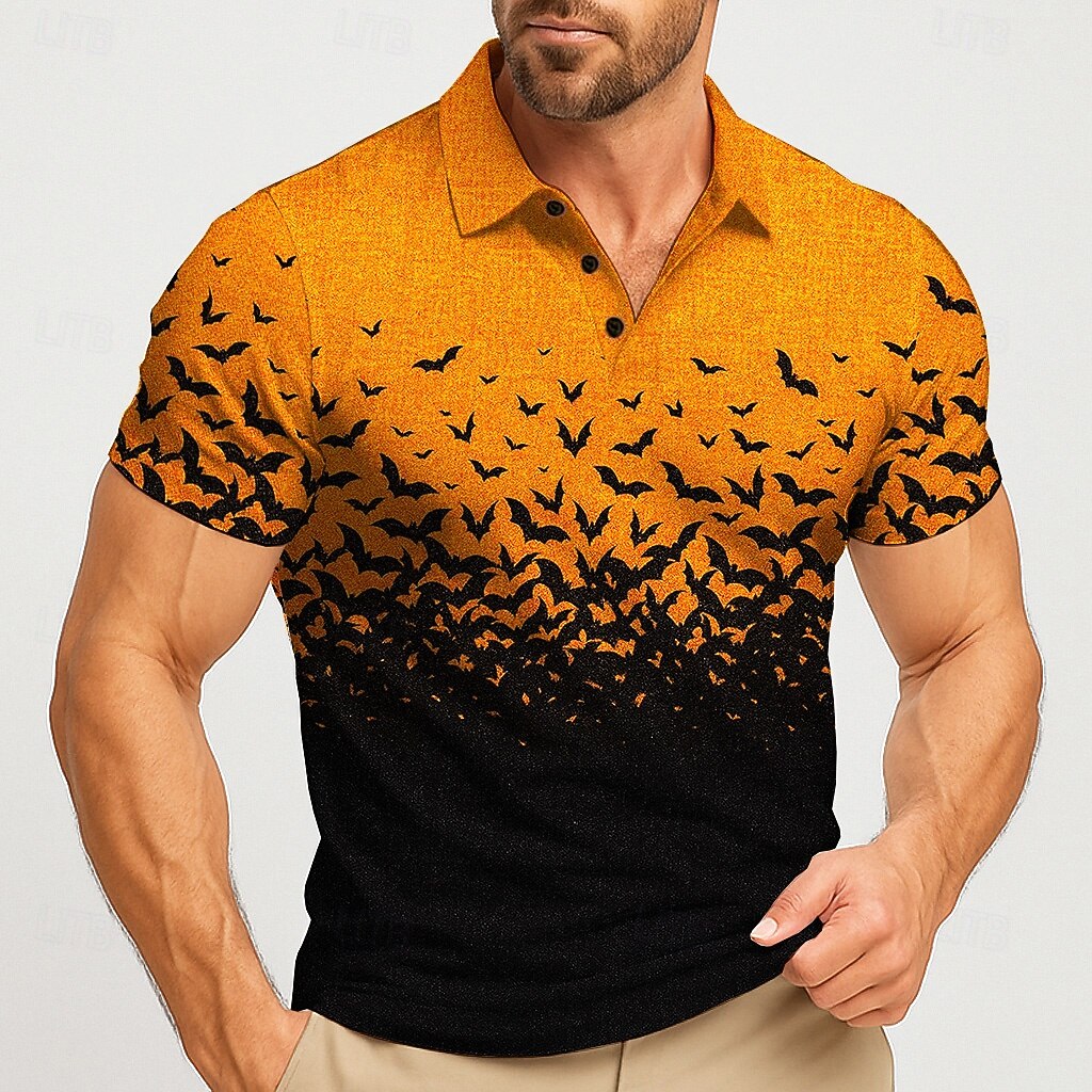 2025 Halloween Men's Bat Fashi - Street Fashion Men 2025 avaliação e preço