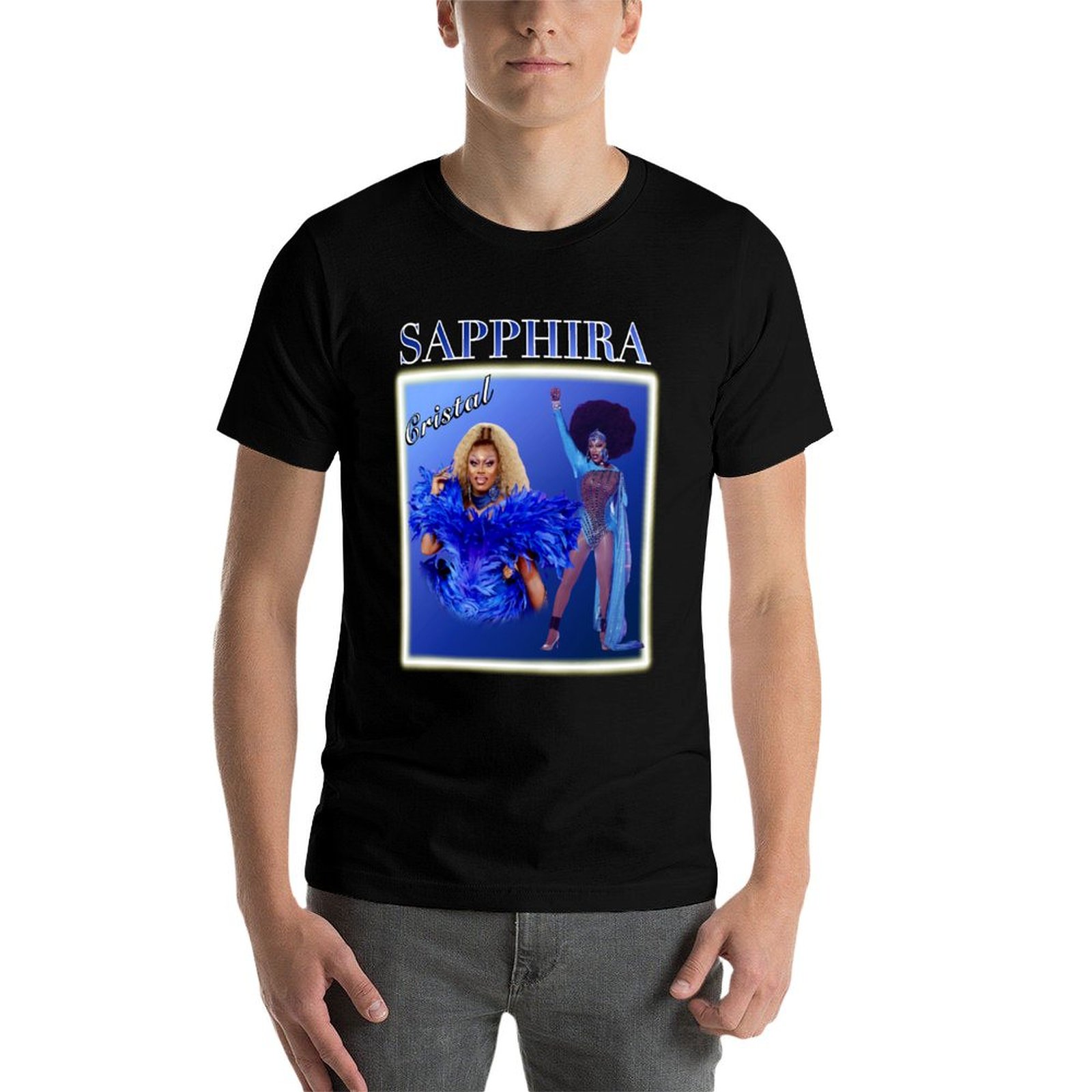 Camiseta Sapphira Cristal Drag - Queen Street Fashion avaliação e preço
