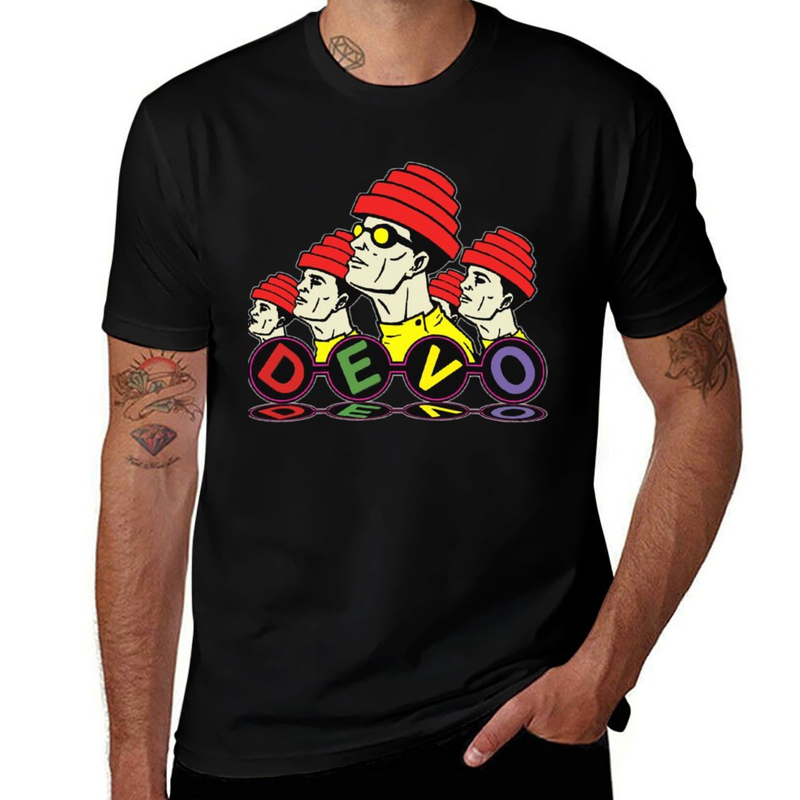 Camiseta Four Guys, estilo cas - Street Fashion For Short Guys avaliação e preço