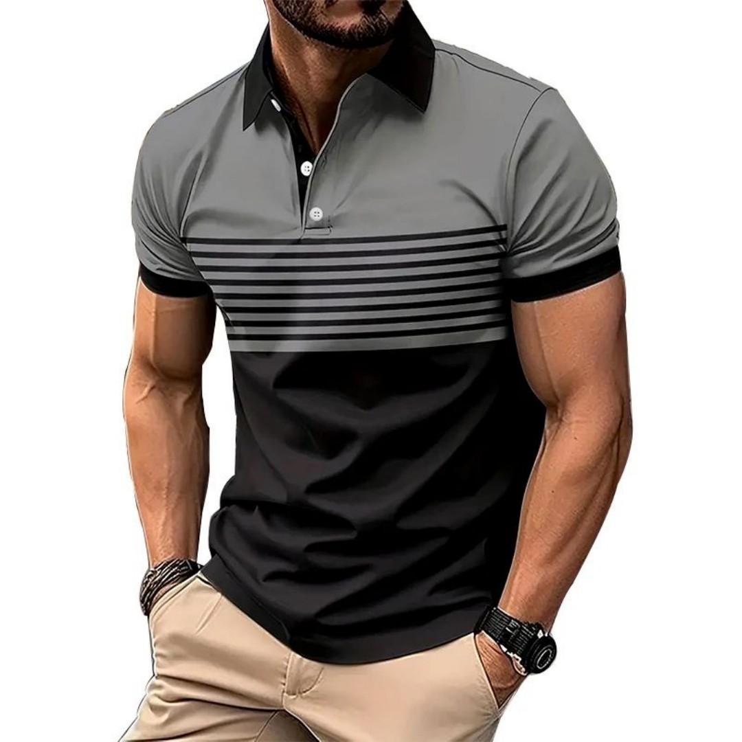 A nova camisa POLO masculina d - Street Fashion Men 2025 avaliação e preço