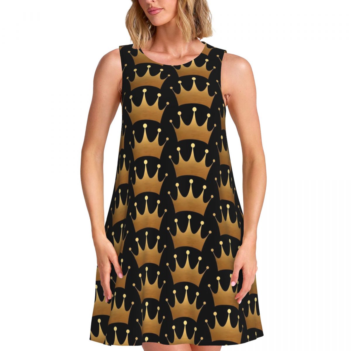 Vestido Estampado Queen com Co - Queen Street Fashion avaliação e preço