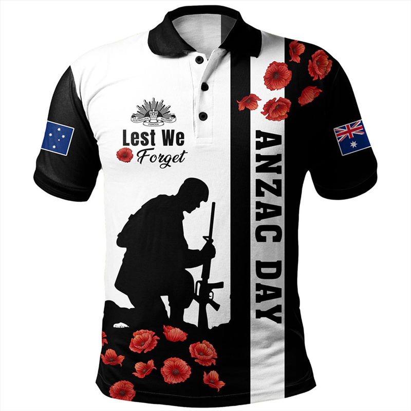 Lest We Forget Anzac Day Camis - Street Fashion Men 2025 avaliação e preço