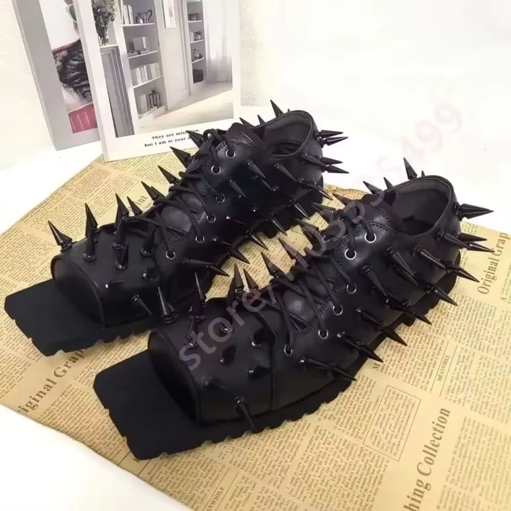 Botas Femininas Pretas de Cour - Street Fashion Y2K avaliação e preço