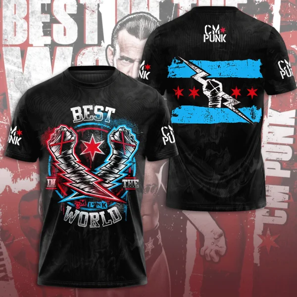 Camiseta CM Punk com Estampa 3 - Street Fashion For Short Guys avaliação e preço
