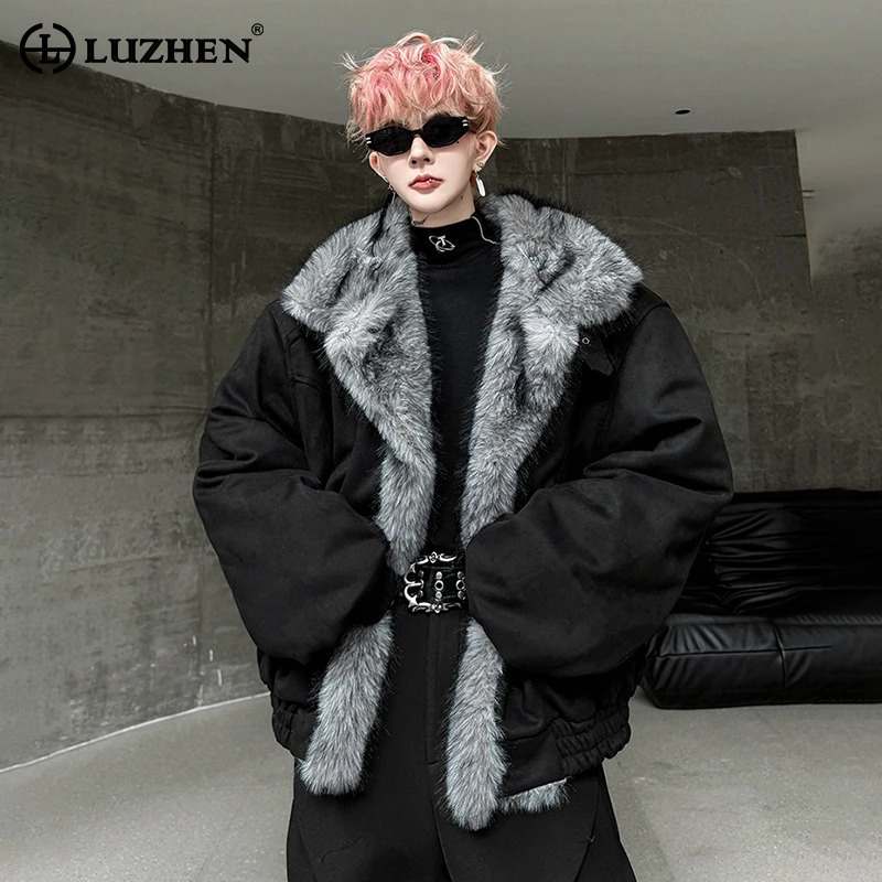Luzhen 2025 inverno nova alta  - Street Fashion Men 2025 avaliação e preço
