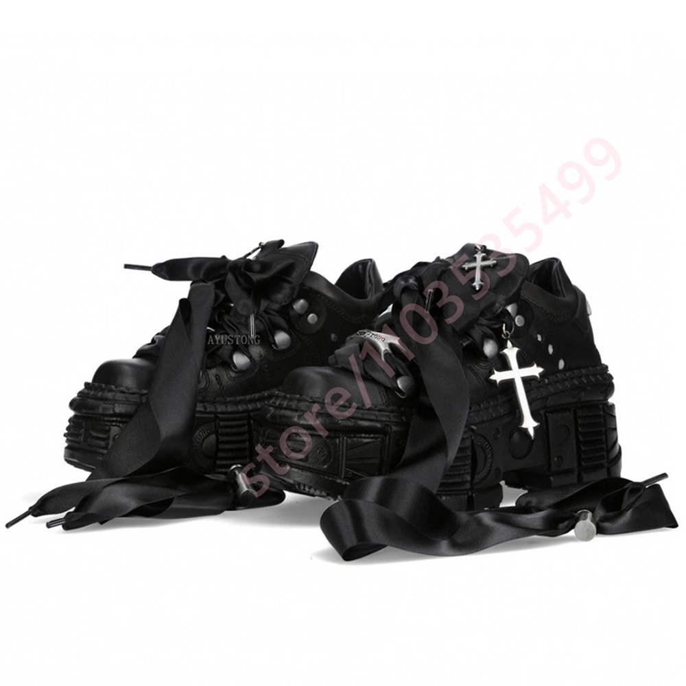 Botas de Tornozelo Chunky Punk - Street Fashion Y2K avaliação e preço