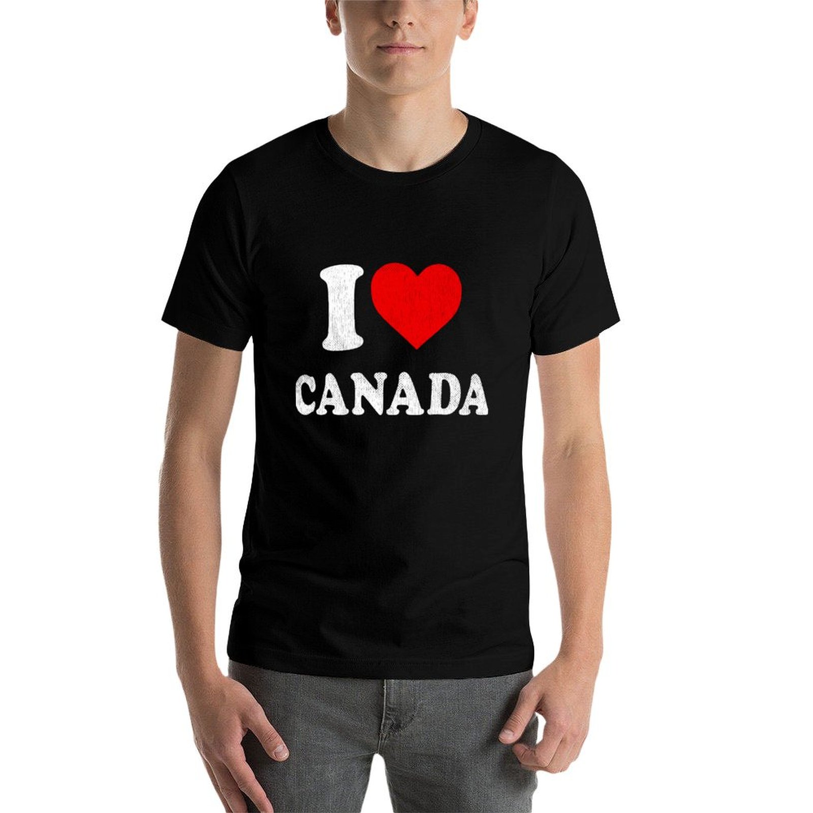 Camiseta Souvenir I Love Canad - Street Fashion Canada avaliação e preço