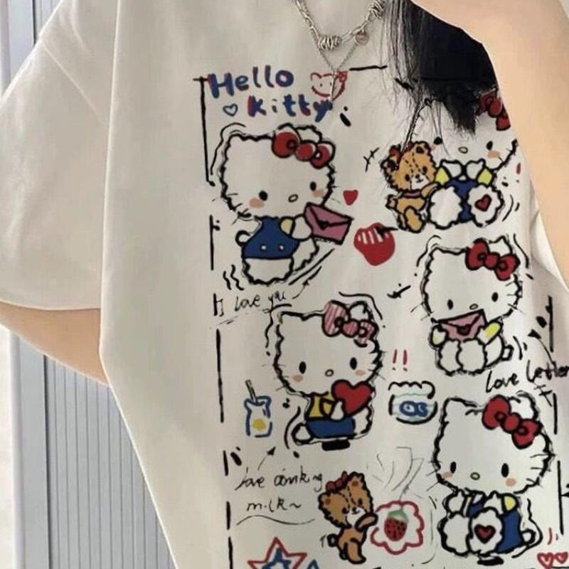 Camiseta de Verão de Manga Cur - Street Fashion Y2K avaliação e preço