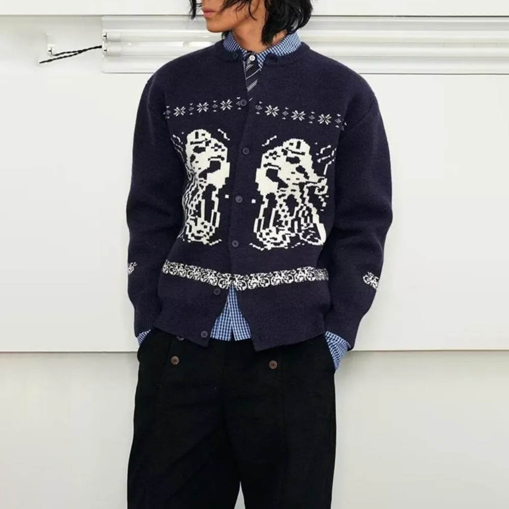 Outono novo masculino y2k gráf - Street Fashion Men 2025 avaliação e preço