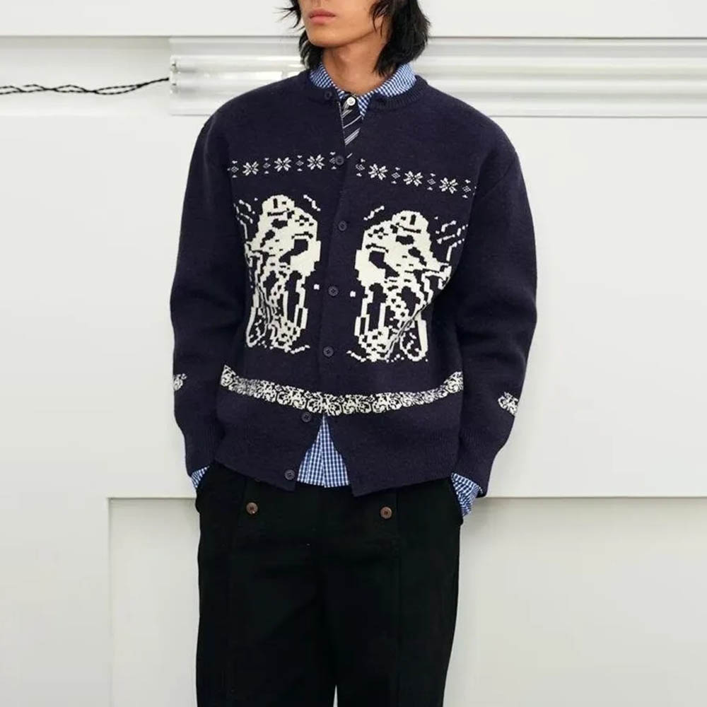Outono novo masculino y2k gráf - Street Fashion Men 2025 avaliação e preço