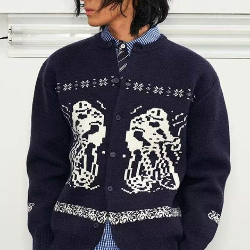 Outono novo masculino y2k gráf - Street Fashion Men 2025 avaliação e preço