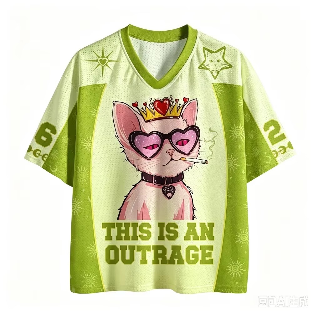 Camiseta com Estampa de Gato R - Queen Street Fashion avaliação e preço